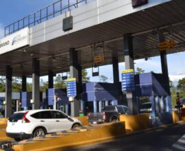 Imagen de la estación de peaje de COVI en Zambrano, Francisco Morazán