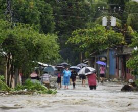 Imagen de inundaciones en Santa Bárbara